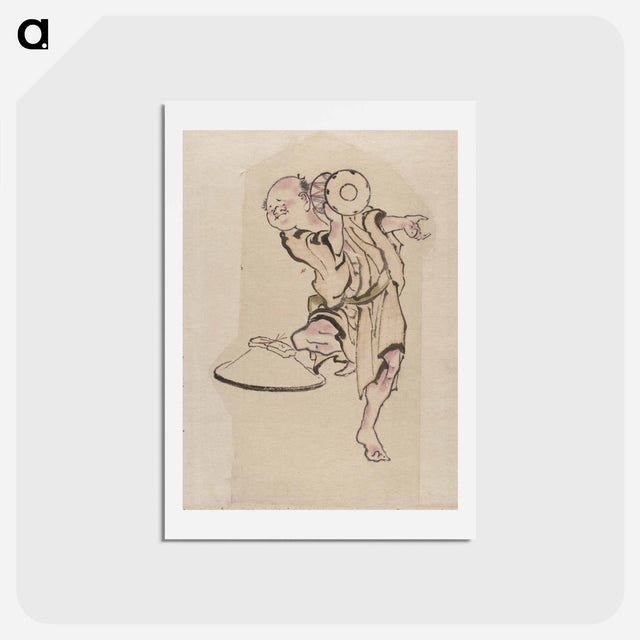 アートポストカード-Hokusai's Album of Sketches - 葛飾 北斎 Postcard.
