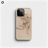 Hokusai's Album of Sketches - Katsushika Hokusai Phone Case.