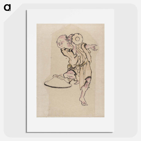 アートポスター-Hokusai's Album of Sketches - 葛飾 北斎 Poster.