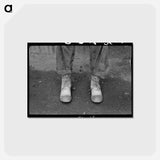 アートポストカード-Miner's Boots, Mogollon
 - ラッセル リー Postcard.