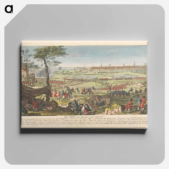 アートパネル-How Sallies are defended and repulsed
 - イェール大学アートギャラリー Canvas.