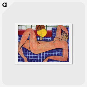アートポストカード-Pink Nude - アンリ マティス Postcard.