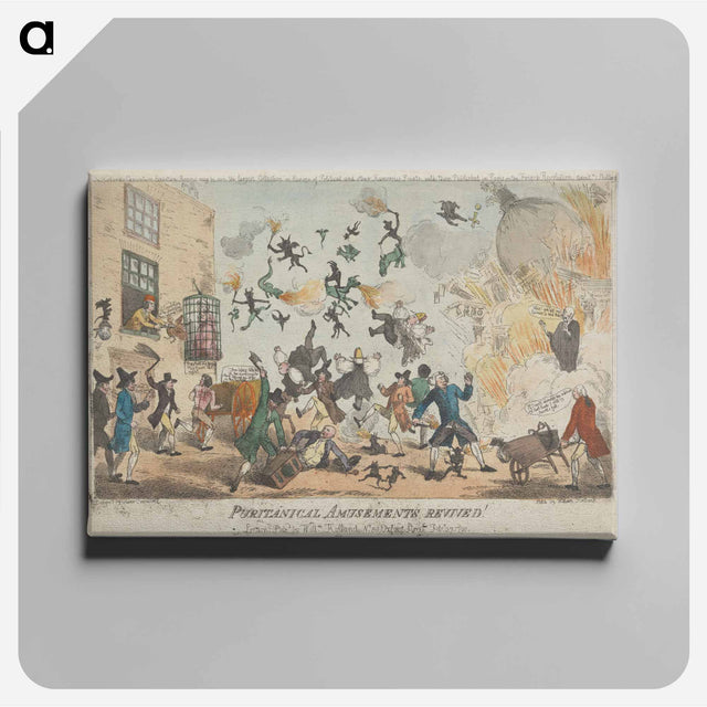 アートパネル-Puritanical Amusements Revived
 - イェール大学アートギャラリー Canvas.