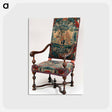 アートポストカード-Upholstered Armchair
 - バーンズ・コレクション Postcard.