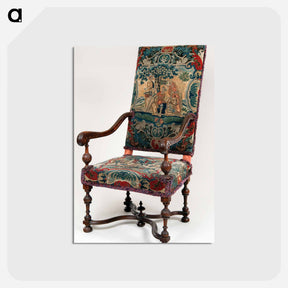 アートポストカード-Upholstered Armchair
 - バーンズ・コレクション Postcard.