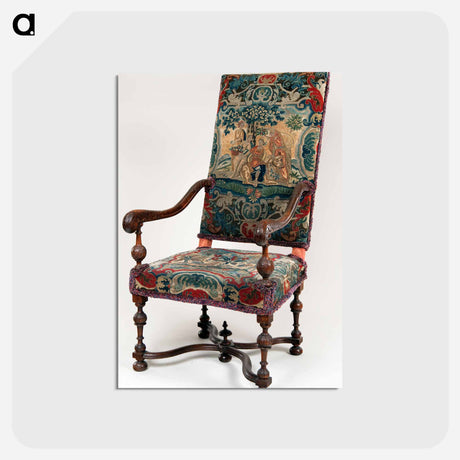 アートポストカード-Upholstered Armchair
 - バーンズ・コレクション Postcard.
