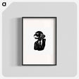 アートポスター-Silhouette of a Senior Gentleman
 - 大英図書館 Poster.