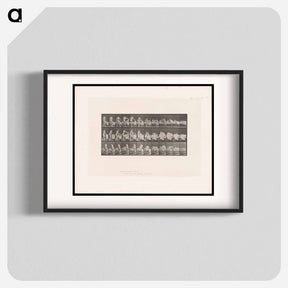 アートポスター-Woman Entering Bed
 - エドワード マイブリッジ Poster.