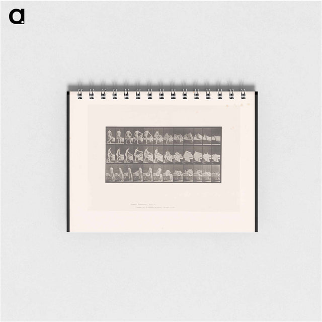 アートメモ帳-Woman Entering Bed
 - エドワード マイブリッジ Memo.