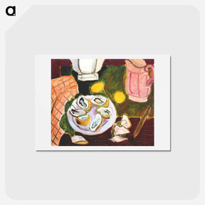 アートポストカード-Oysters - アンリ マティス Postcard.