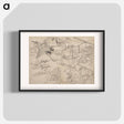 アートポスター-Hokusai's Album of Sketches - 葛飾 北斎 Poster.