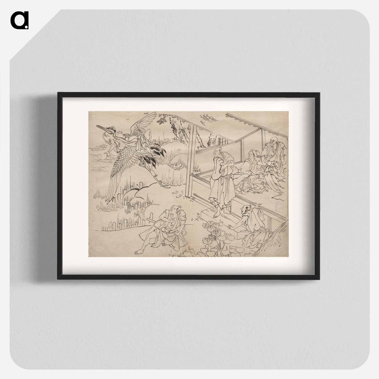 アートポスター-Hokusai's Album of Sketches - 葛飾 北斎 Poster.