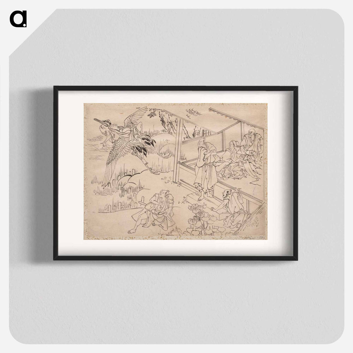 Hokusai's Album of Sketches - Katsushika Hokusai Poster.