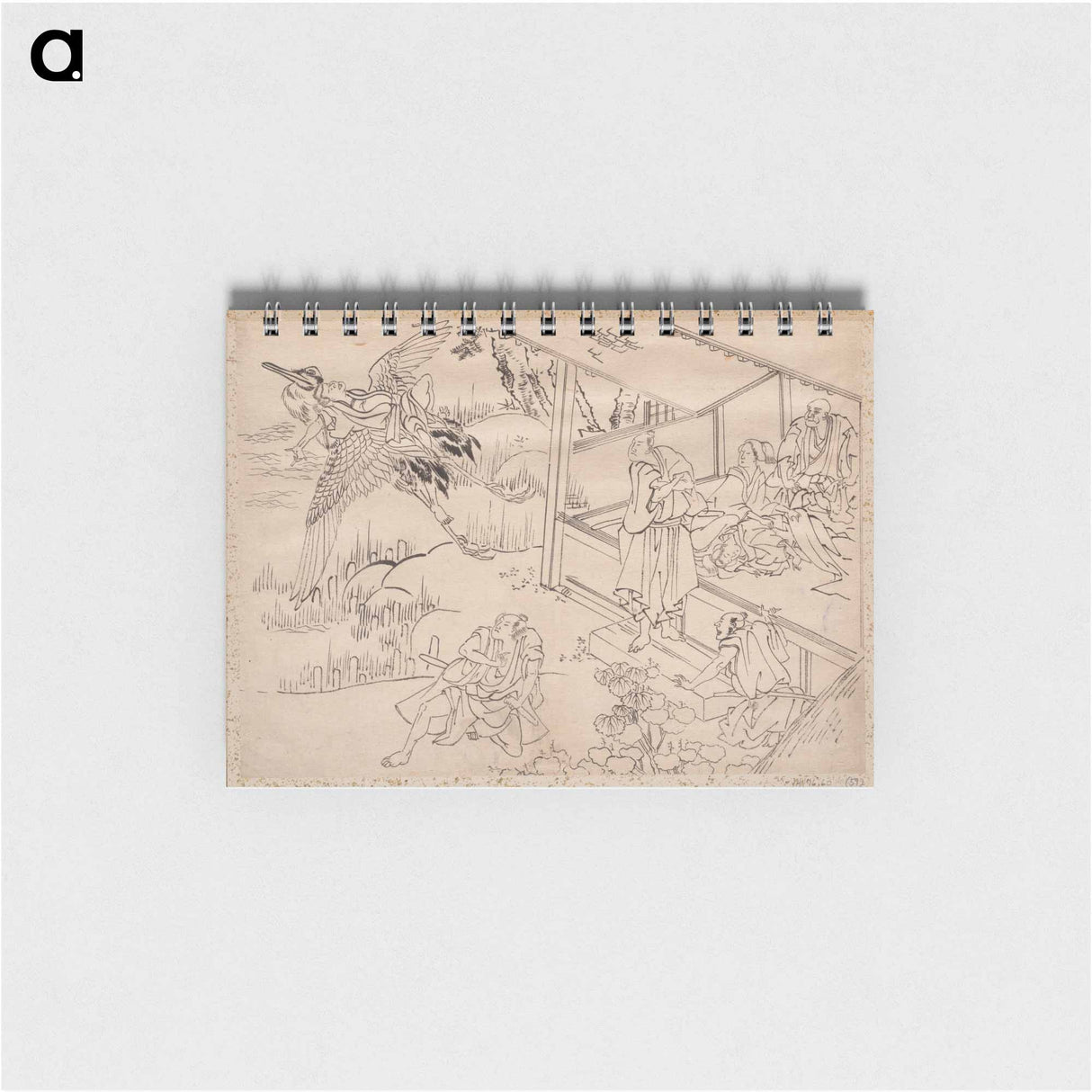 Hokusai's Album of Sketches - 葛飾 北斎 Memo.