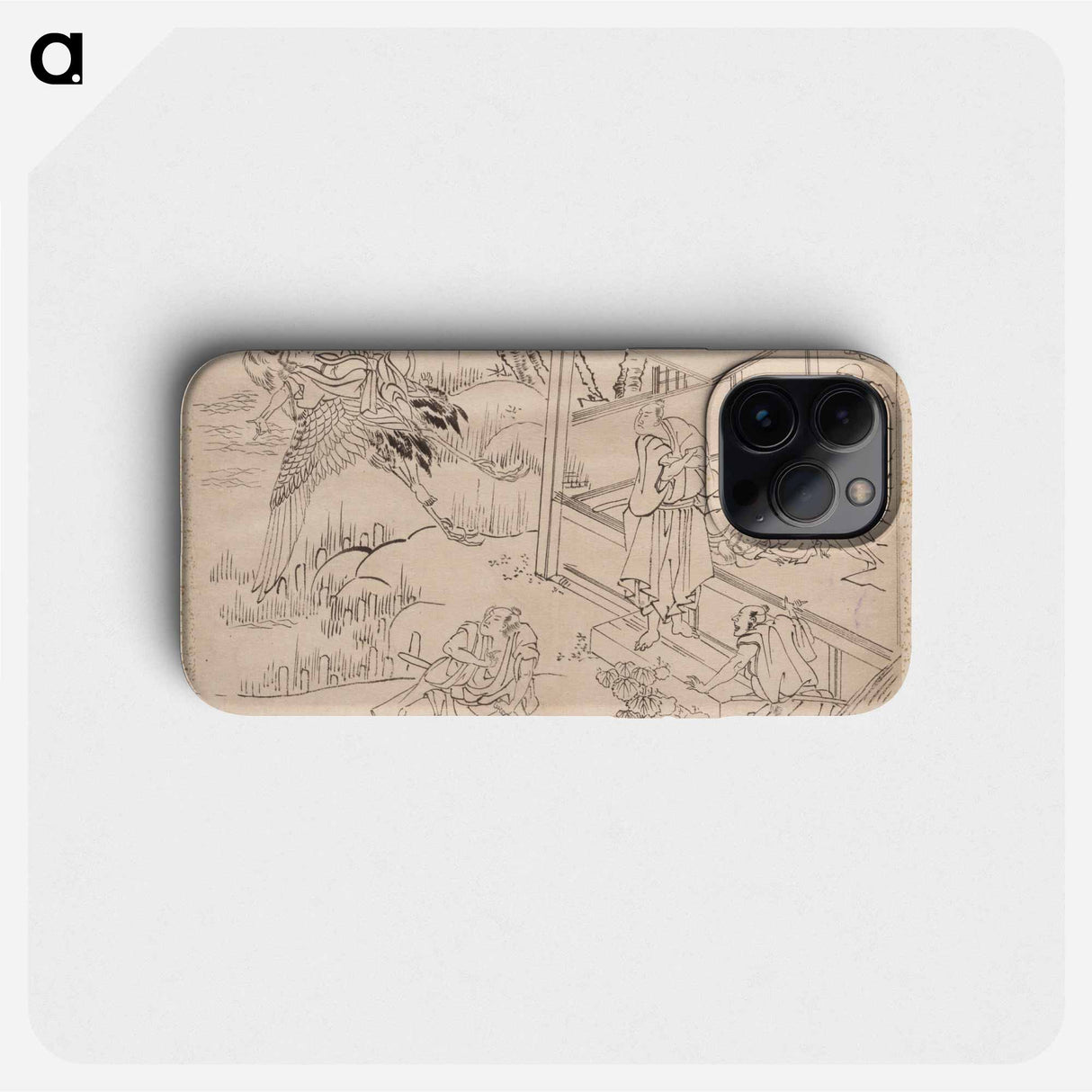 Hokusai's Album of Sketches - Katsushika Hokusai Phone Case.