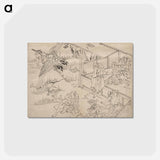 アートポストカード-Hokusai's Album of Sketches - 葛飾 北斎 Postcard.