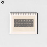 アートメモ帳-Woman Putting on Stocking
 - エドワード マイブリッジ Memo.