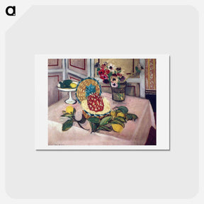 アートポストカード-Still Life with Pineapples - アンリ マティス Postcard.