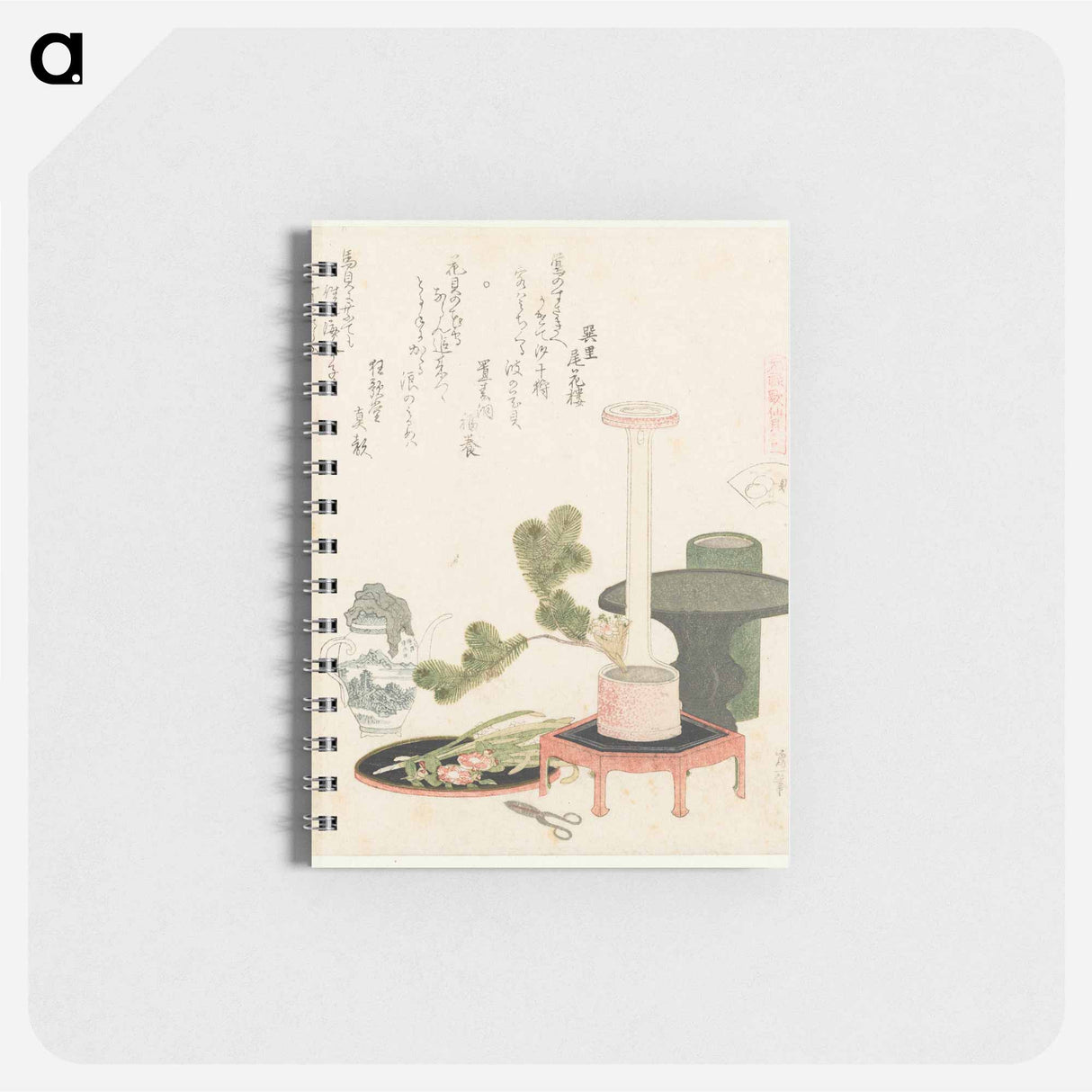 A comparison of Genroku poems and shells - 葛飾 北斎 Memo.