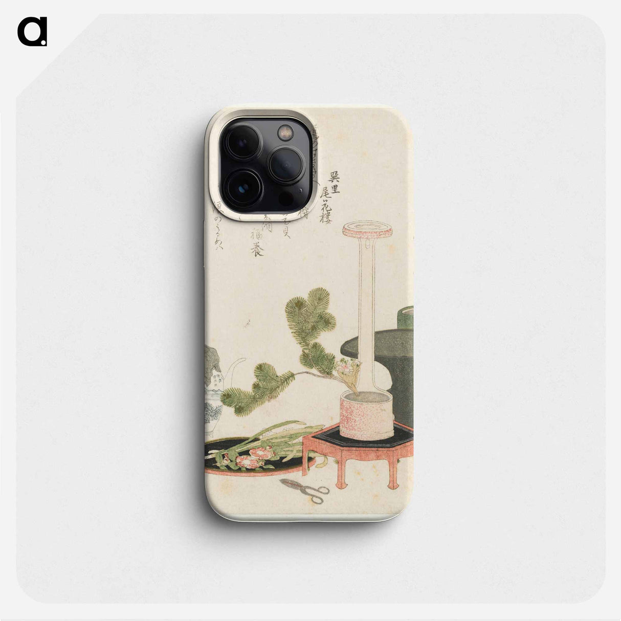 A comparison of Genroku poems and shells - Katsushika Hokusai Phone Case.