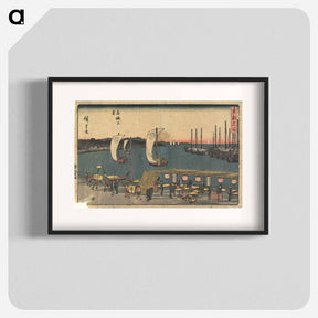 アートポスター-Evening View of Takanawa
 - 歌川 広重 Poster.