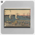 アートパネル-Evening View of Takanawa
 - 歌川 広重 Canvas.