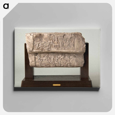 アートパネル-Door Lintel from the Tomb of Iti
 - バーンズ・コレクション Canvas.