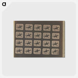 アートポストカード-Leaping
 - エドワード マイブリッジ Postcard.