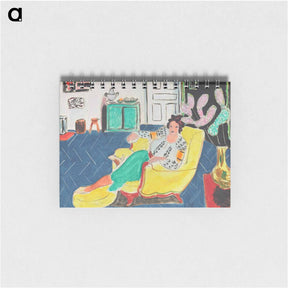 アートメモ帳-Woman Seated in An Armchair - アンリ マティス Memo.