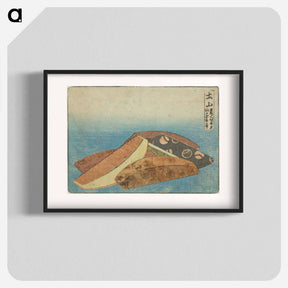 アートポスター-Hokusai's comb - 葛飾 北斎 Poster.