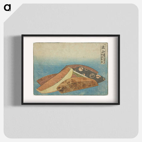 アートポスター-Hokusai's comb - 葛飾 北斎 Poster.