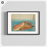 Hokusai's comb - Katsushika Hokusai Poster.