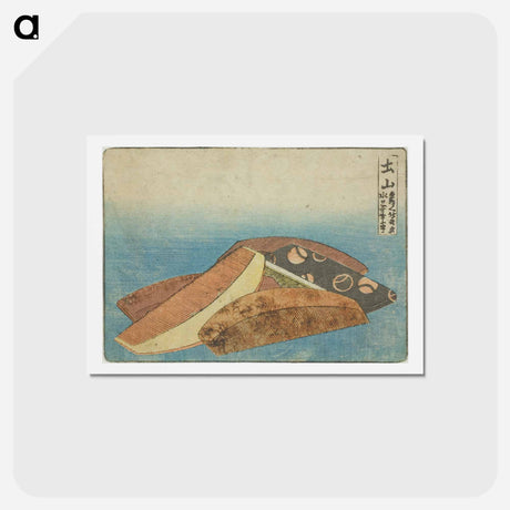 アートポストカード-Hokusai's comb - 葛飾 北斎 Postcard.