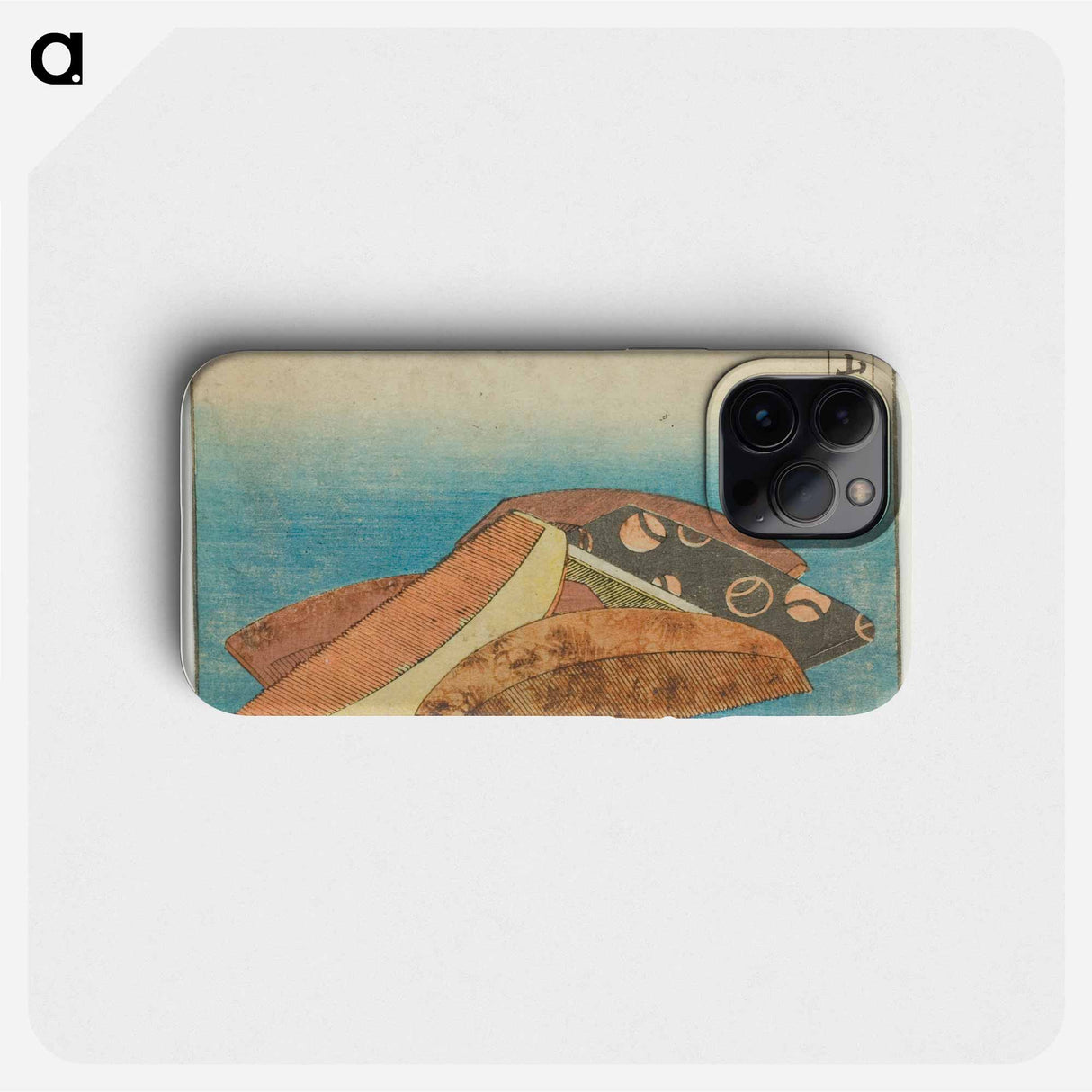 Hokusai's comb - 葛飾 北斎 Phone Case.