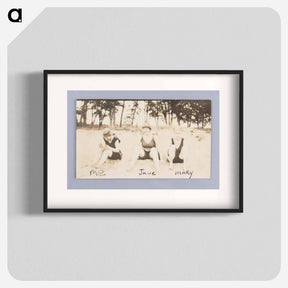 アートポスター-Three Women on a Beach
 - セントルイス美術館 Poster.