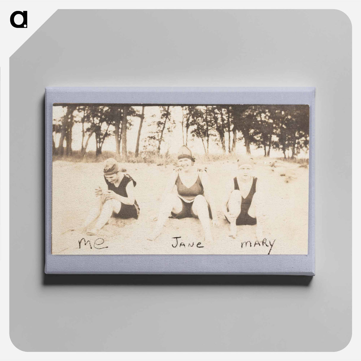 アートパネル-Three Women on a Beach
 - セントルイス美術館 Canvas.