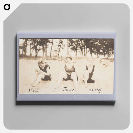 アートパネル-Three Women on a Beach
 - セントルイス美術館 Canvas.