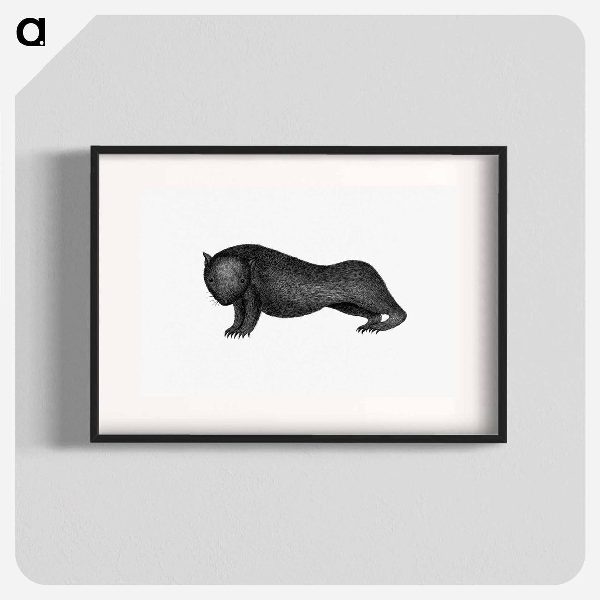 アートポスター-Wombat from An Account of the English Colony in New South Wales
 - 大英図書館 Poster.