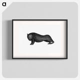 アートポスター-Wombat from An Account of the English Colony in New South Wales
 - 大英図書館 Poster.