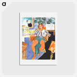アートポストカード-Dancer in Repose - アンリ マティス Postcard.