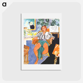 アートポストカード-Dancer in Repose - アンリ マティス Postcard.