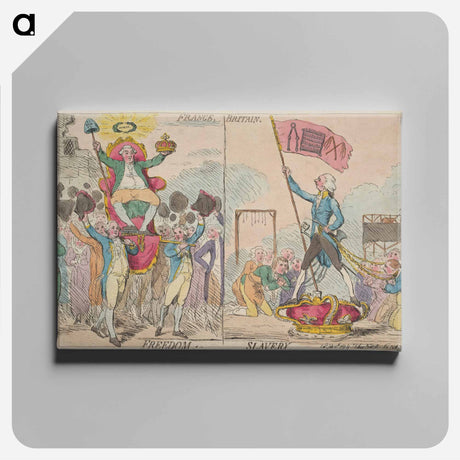 アートパネル-Freedom (France) - Slavery (Britain)
 - イェール大学アートギャラリー Canvas.