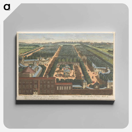 アートパネル-A General Prospect of Vaux Hall Gardens, Shewing at one View the disposition of the whole Gardens
 - イェール大学アートギャラリー Canvas.