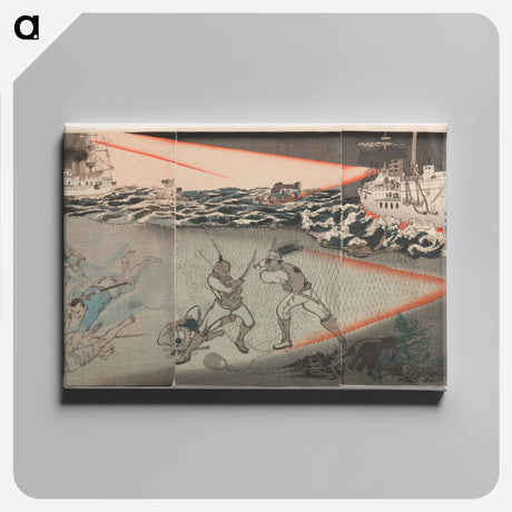 アートパネル-The Great Naval Battle off the Yalu River
 - セントルイス美術館 Canvas.