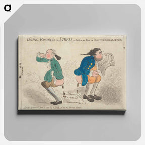 アートパネル-Doing Business on Libels or Both in One Mind on Constitutional Matters
 - イェール大学アートギャラリー Canvas.