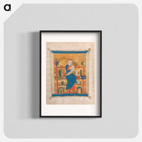 アートポスター-Enthroned Virgin and Child
 - バーンズ・コレクション Poster.