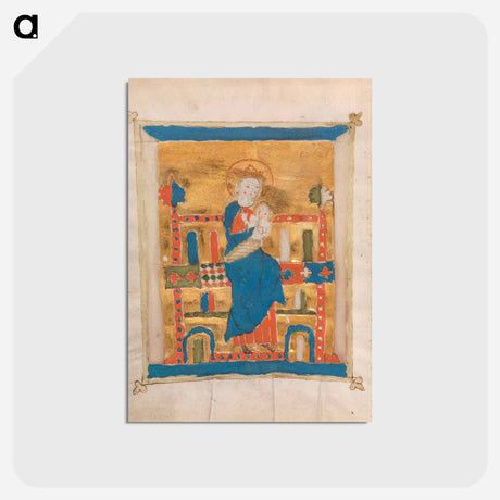 アートポストカード-Enthroned Virgin and Child
 - バーンズ・コレクション Postcard.
