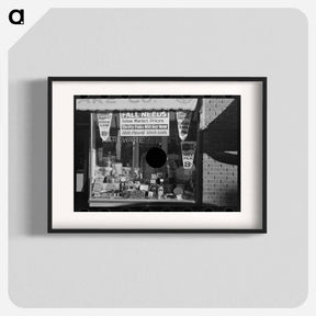 アートポスター-Hardware Store Window, Crosby, North Dakota
 - ラッセル リー Poster.