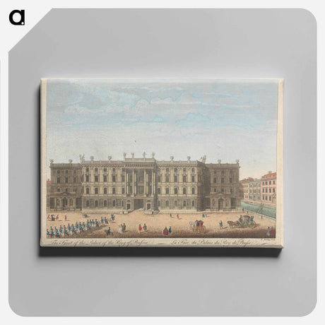 アートパネル-The Front of the Palace of the King of Prussia
 - イェール大学アートギャラリー Canvas.