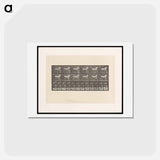 アートポストカード-Sulky Driver
 - エドワード マイブリッジ Postcard.